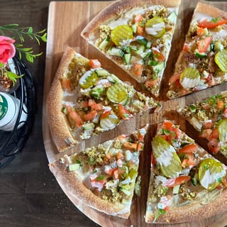 The Falafel Garden Pizza