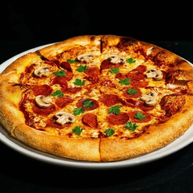 Pizza Boscaiola.