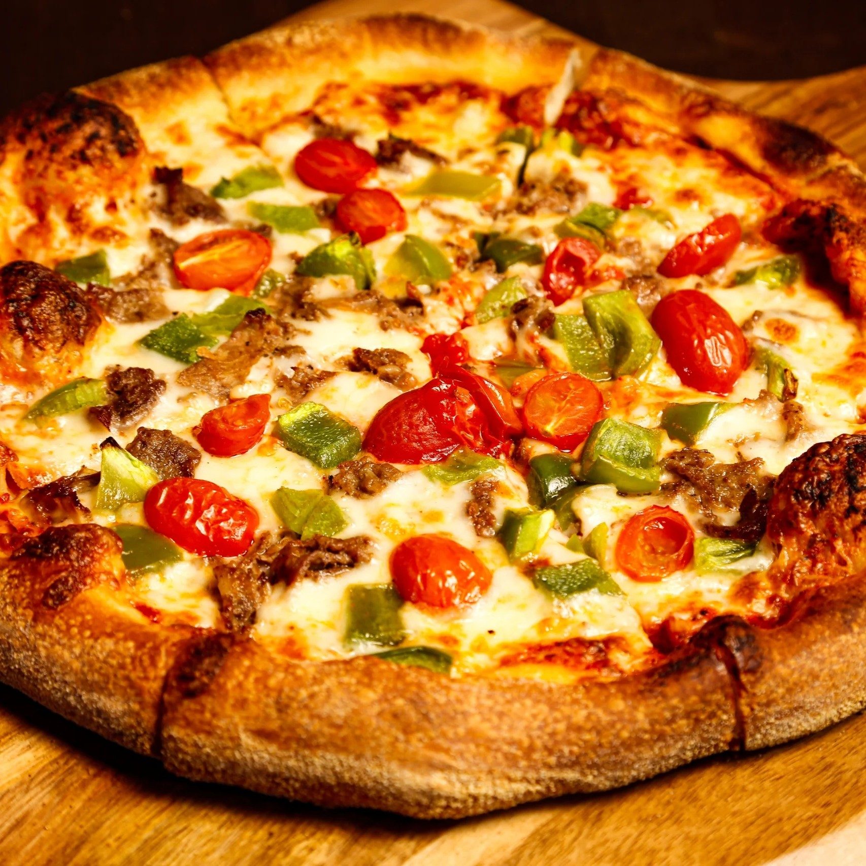 Steak Pizza.