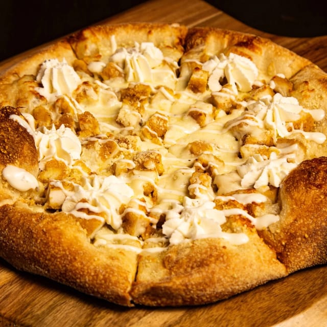 Chicken Parmesan Pizza.