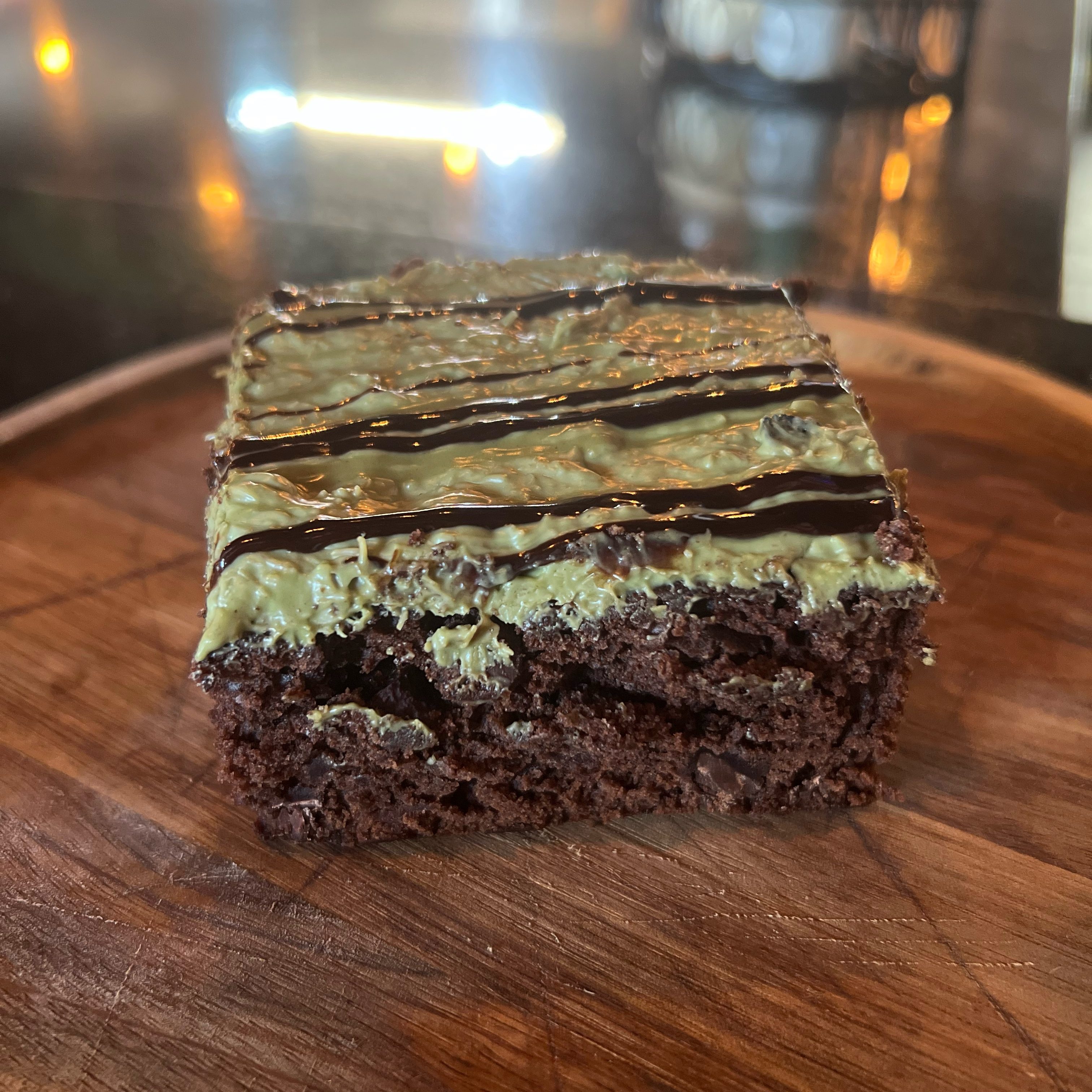 Fudge Pistachio Delight.